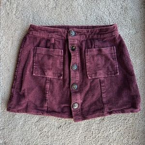 Sky and Sparrow Corduroy Pencil Skirt